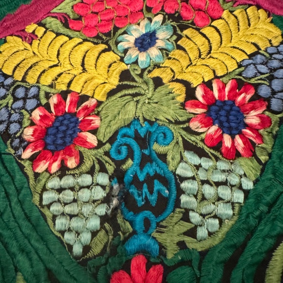 Stunning vibrant vintage Mexican huitpil , freeish size - Picture 3 of 7